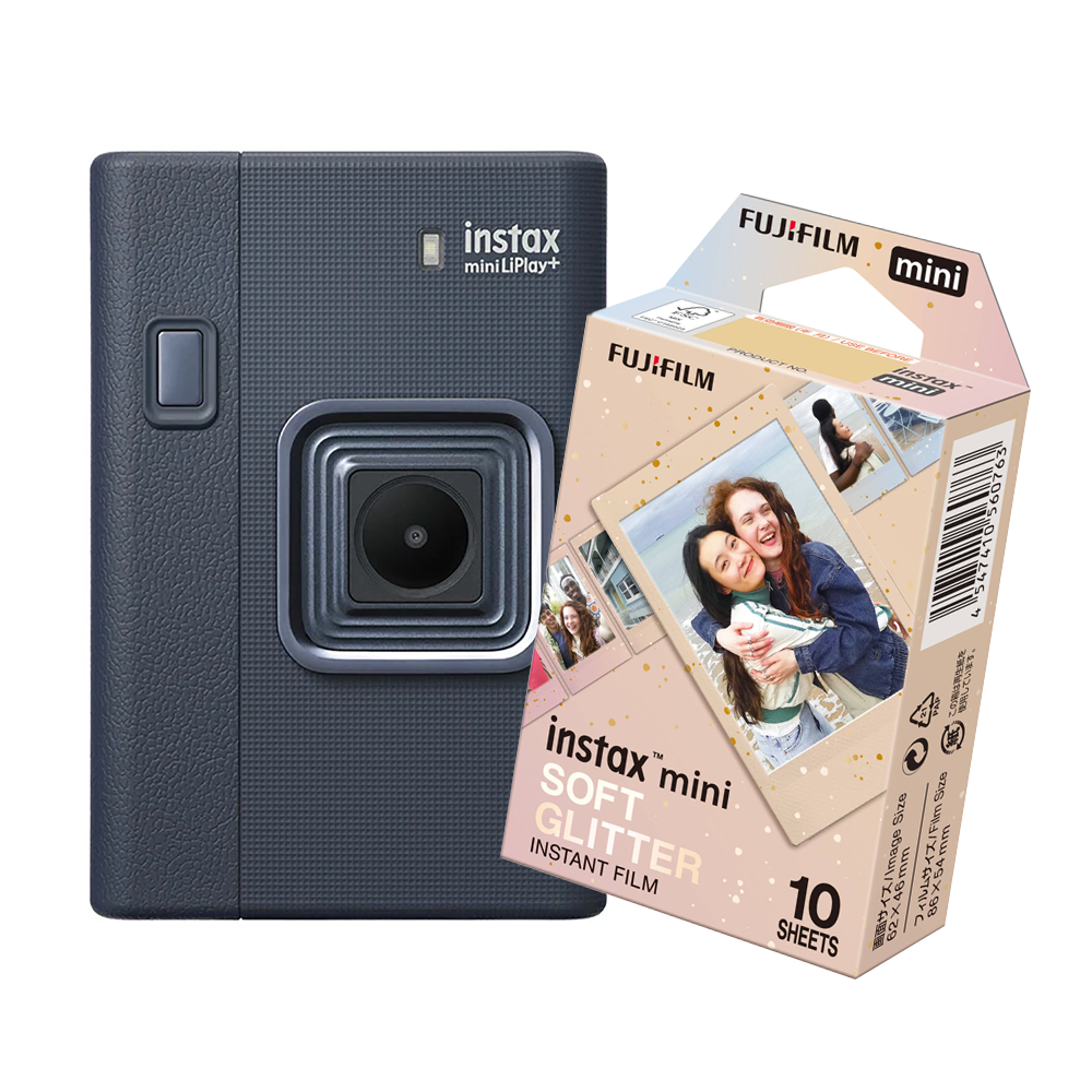 Fujifilm Instax Mini LiPlay+ (Midnight Blue) (bundle with Camera Case